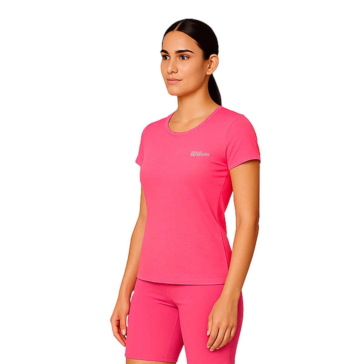 Playera Wilson Polyspun Jaspeada Cuello Redondo Mujer - Sports Center