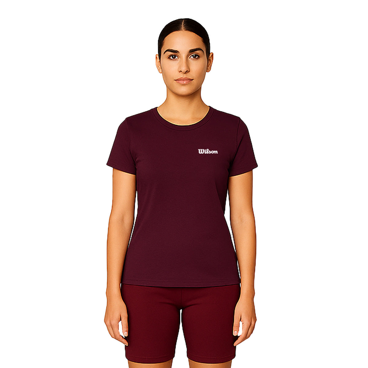 Playera Wilson Polyspun Jaspeada Cuello Redondo Mujer - Sports Center
