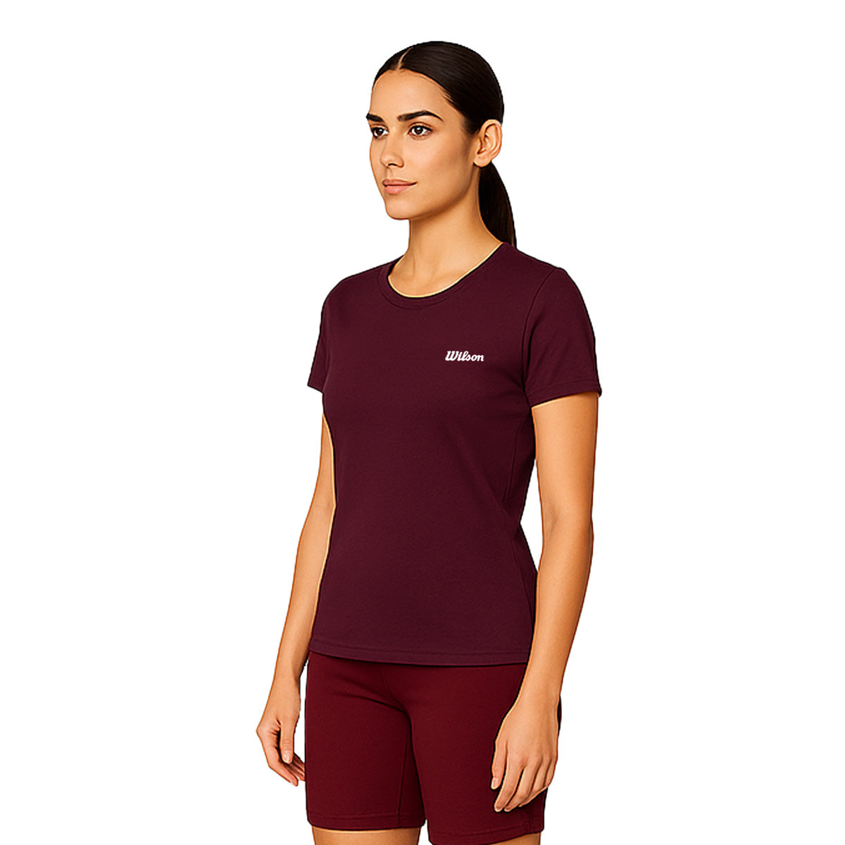 Playera Wilson Polyspun Jaspeada Cuello Redondo Mujer - Sports Center