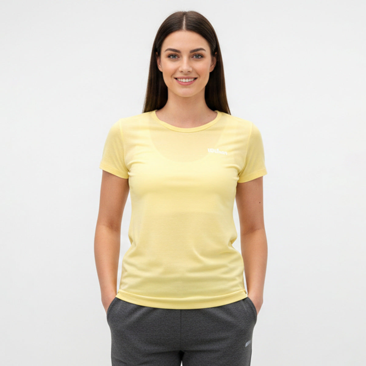 Playera Wilson Polyspun Cuello Redondo Lisa para Mujer