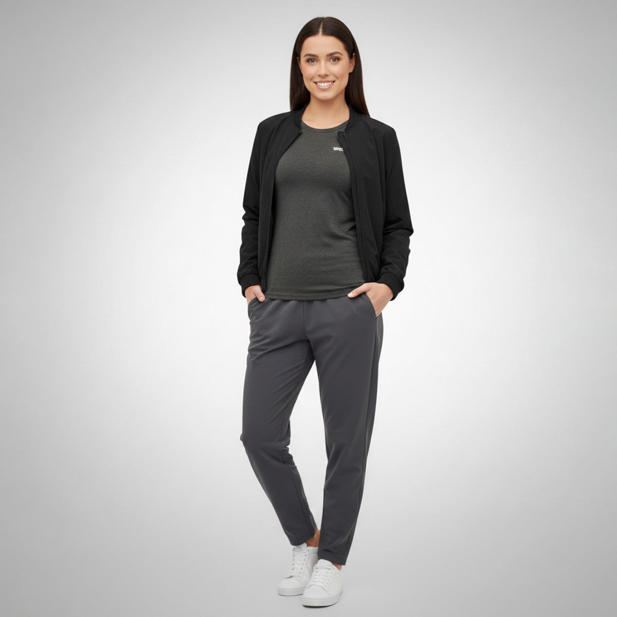 Playera Wilson Polyspun Cuello Redondo Lisa para Mujer