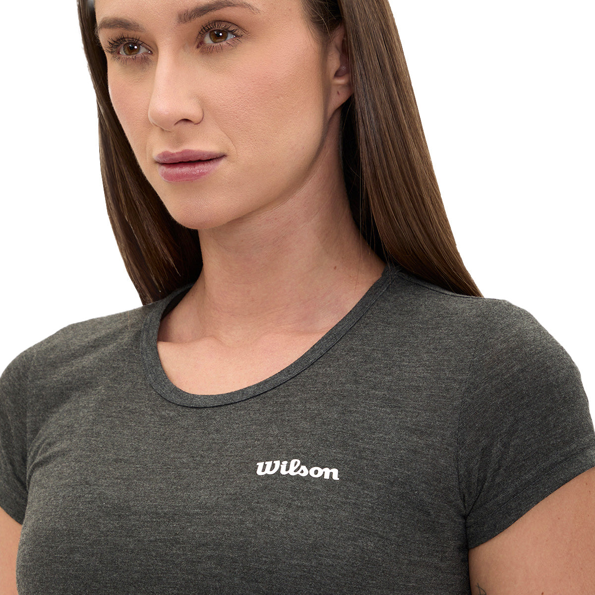Playera Wilson Polyspun Cuello Redondo Lisa para Mujer