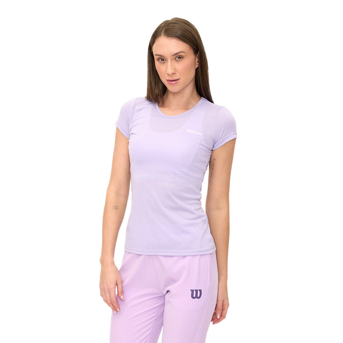 Playera Wilson Polyspun Cuello Redondo Lisa para Mujer