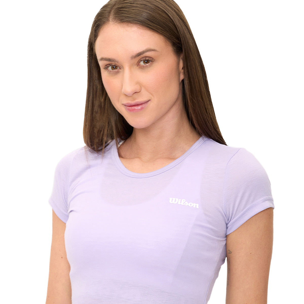 Playera Wilson Polyspun Cuello Redondo Lisa para Mujer