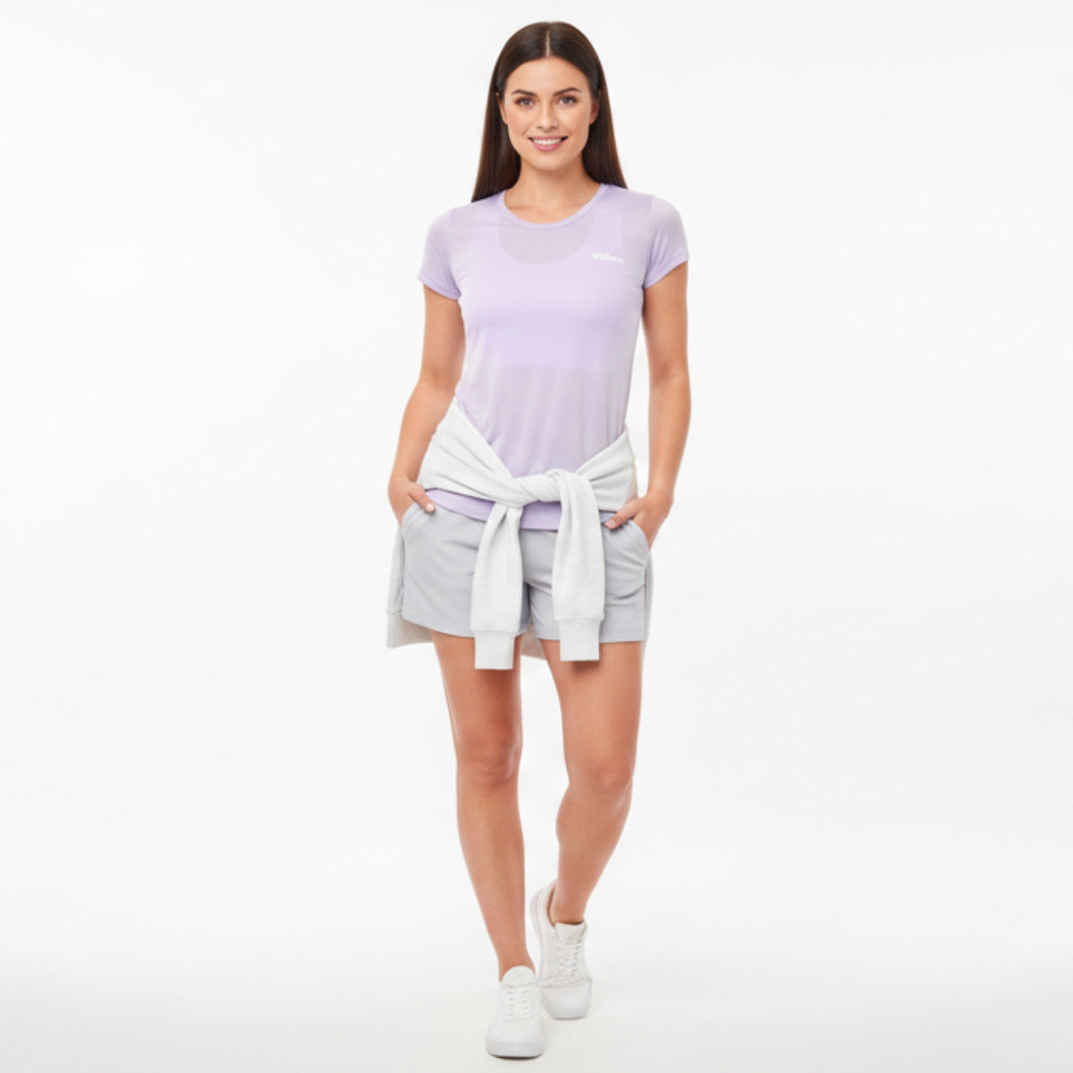 Playera Wilson Polyspun Cuello Redondo Lisa para Mujer