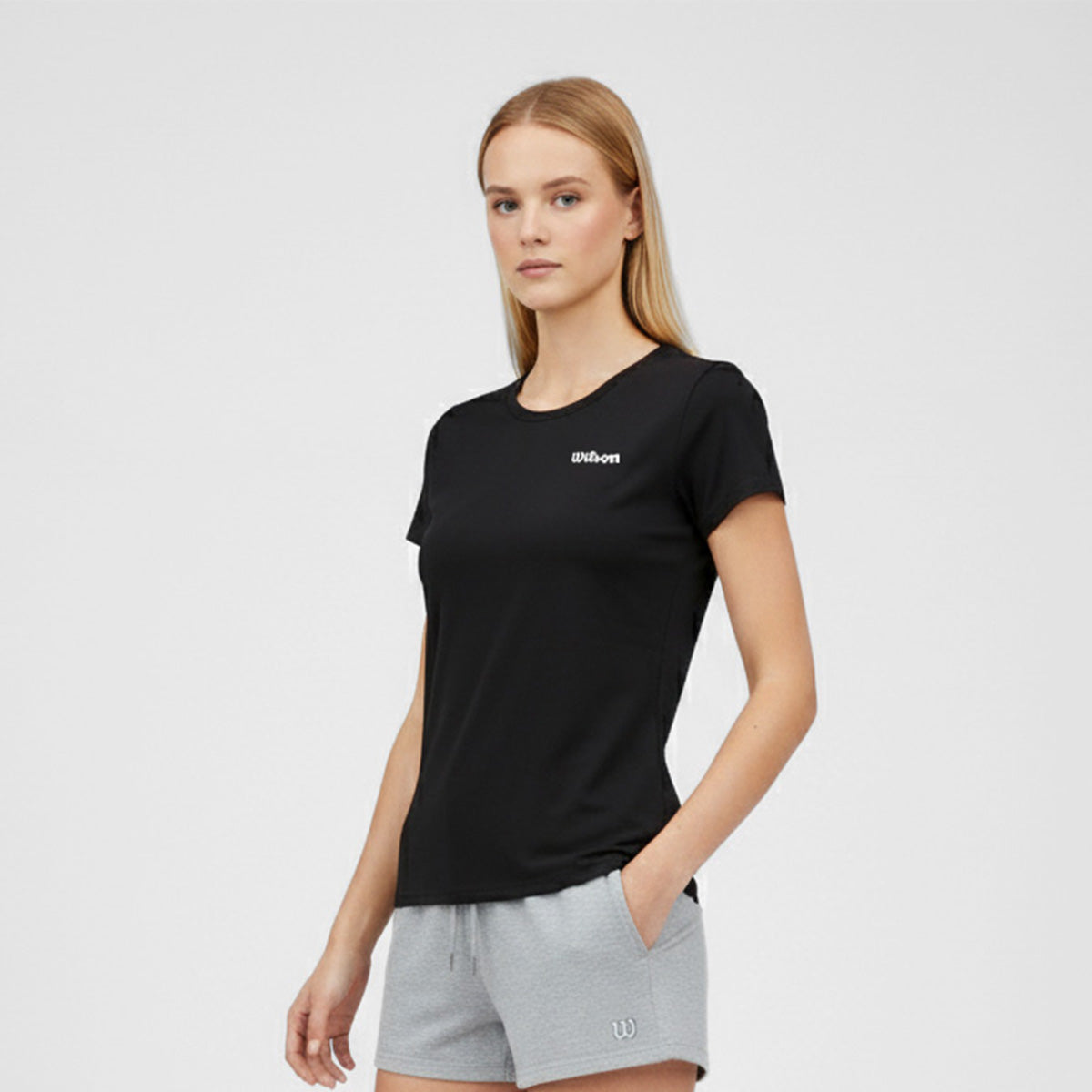Playera Wilson Polyspun Cuello Redondo Lisa para Mujer