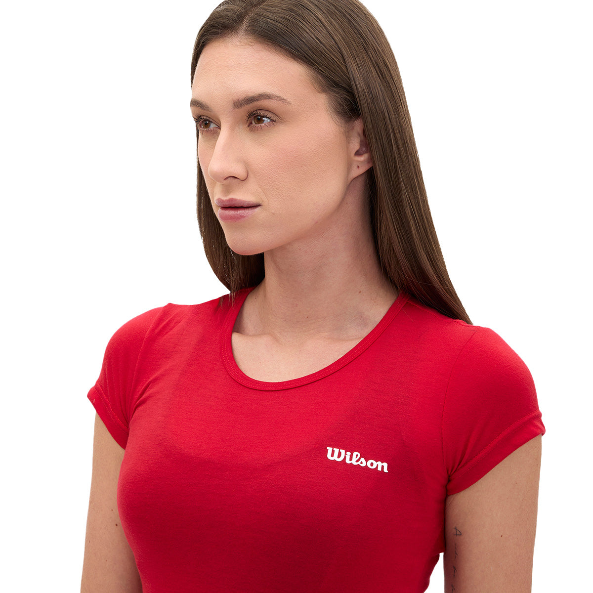Playera Wilson Polyspun Cuello Redondo Lisa para Mujer