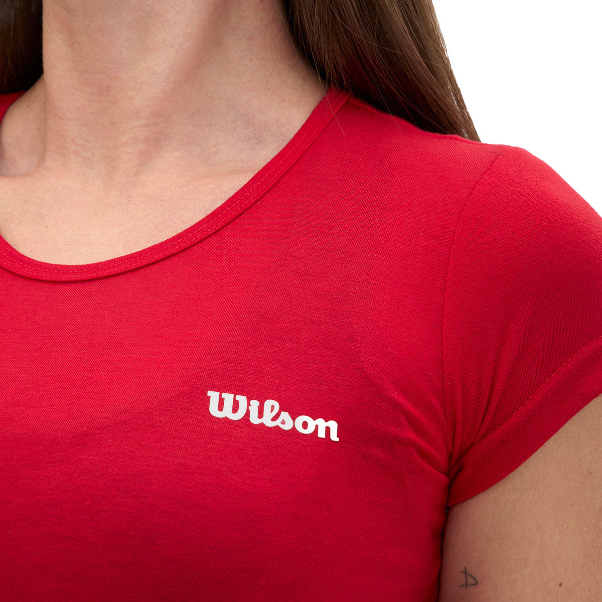 Playera Wilson Polyspun Cuello Redondo Lisa para Mujer