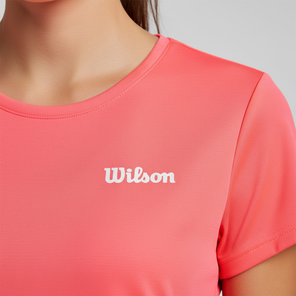 Playera Wilson Polyspun Cuello Redondo Lisa para Mujer