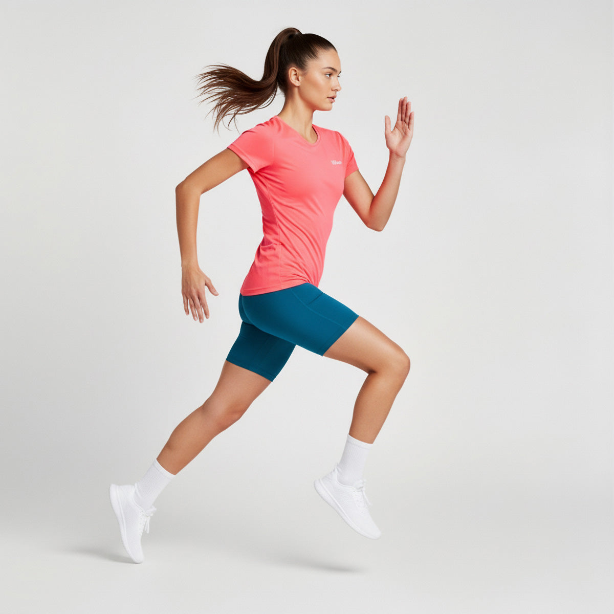 Playera Wilson Polyspun Cuello Redondo Lisa para Mujer