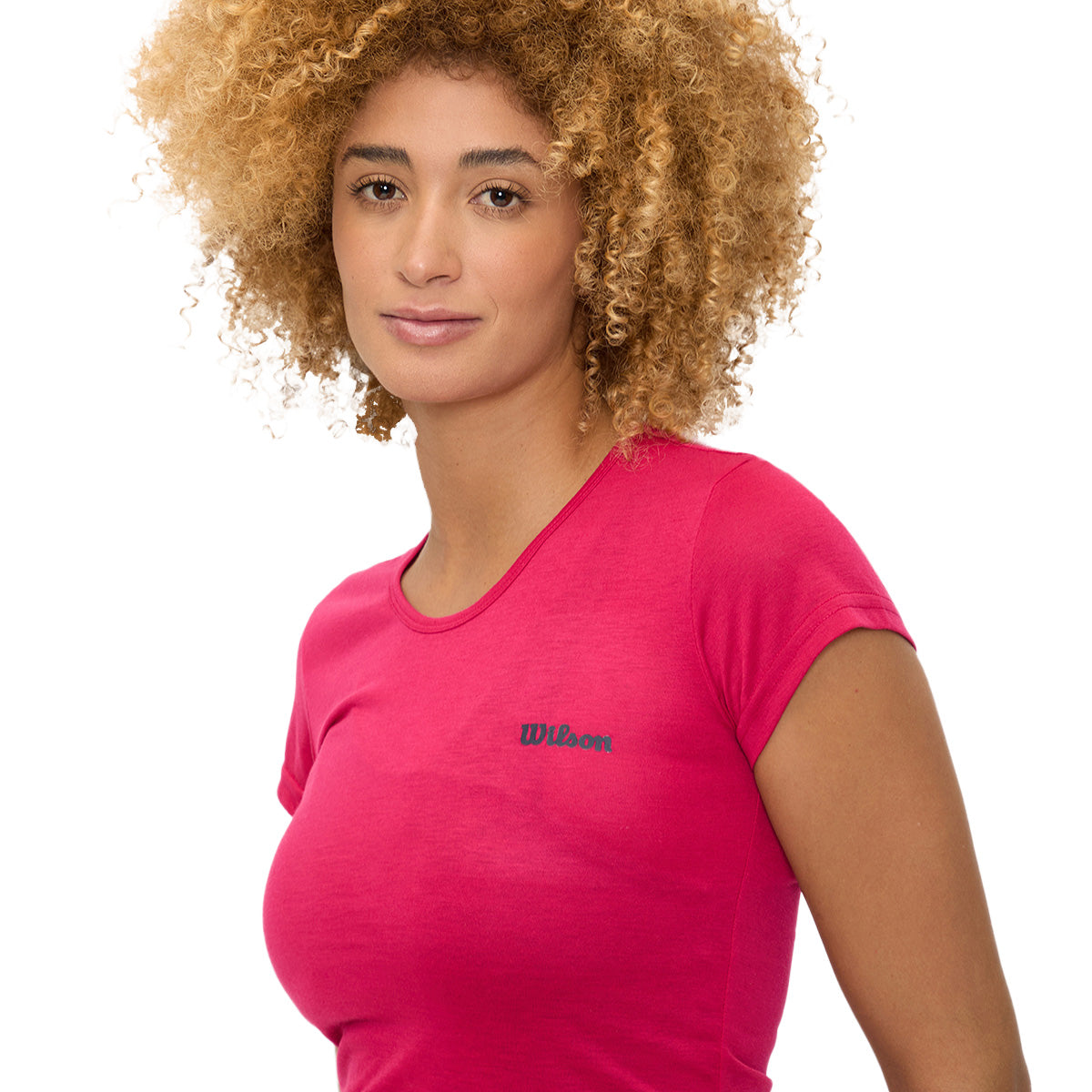 Playera Wilson Polyspun Cuello Redondo Lisa para Mujer