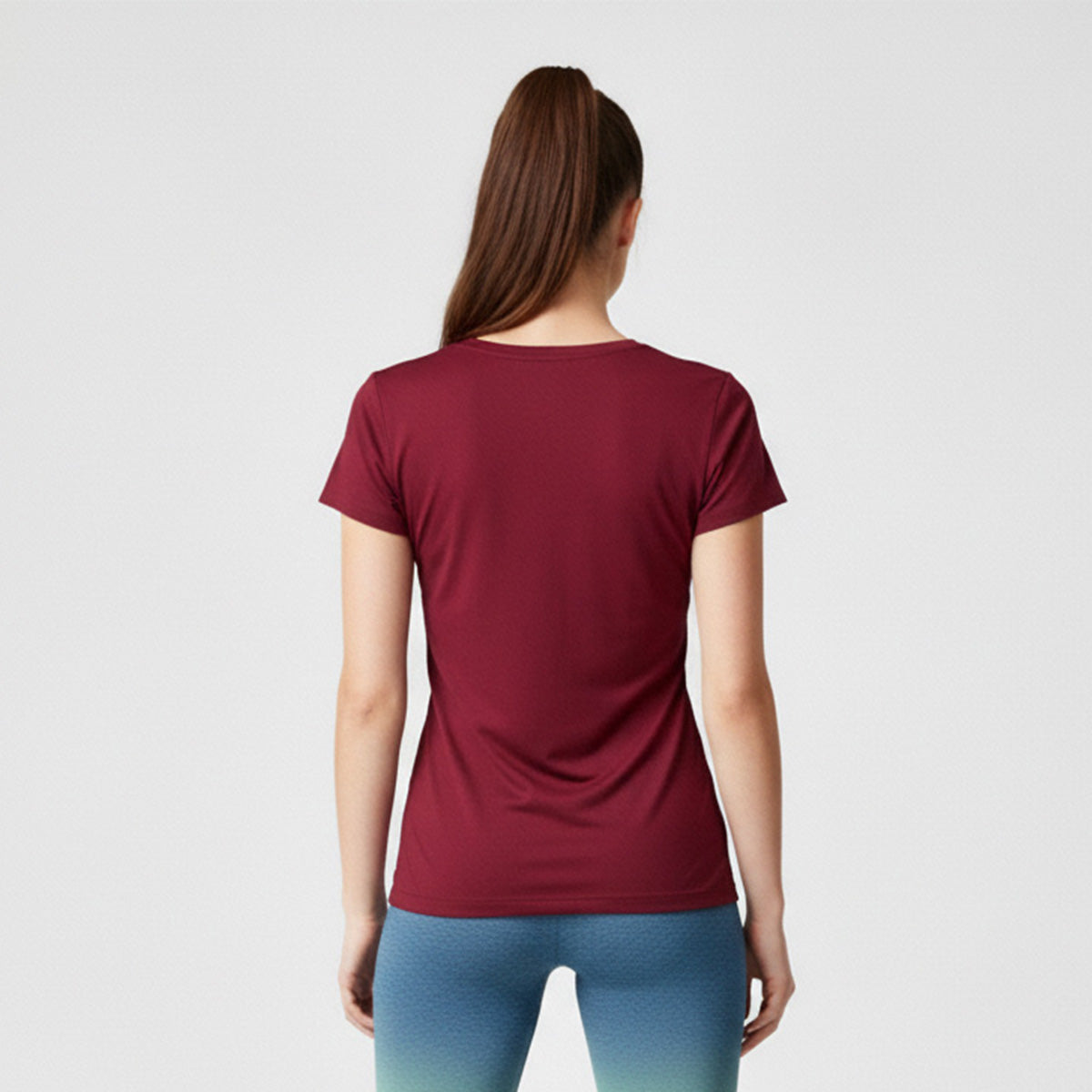 Playera Wilson Polyspun Cuello Redondo Lisa para Mujer