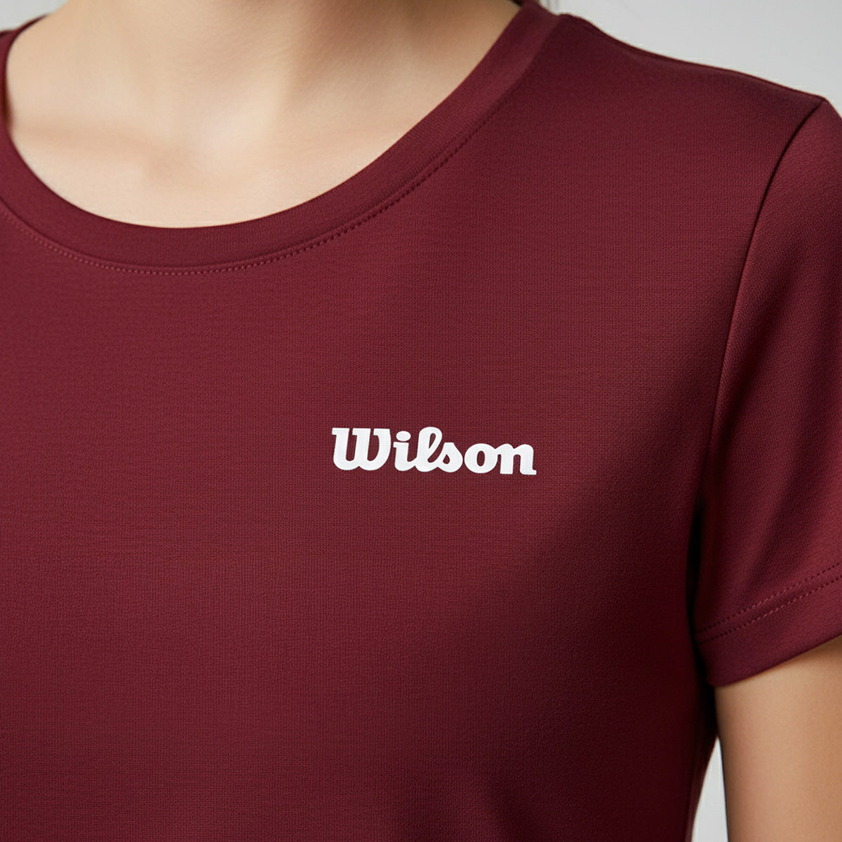 Playera Wilson Polyspun Cuello Redondo Lisa para Mujer