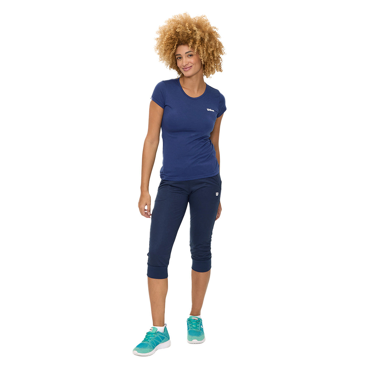 Playera Wilson Polyspun Jaspeada Cuello Redondo Mujer - Sports Center