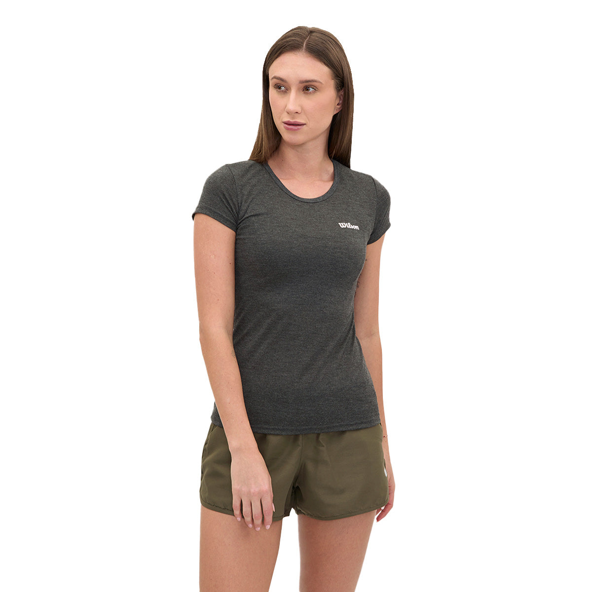 Playera Wilson Polyspun Jaspeada Cuello Redondo Mujer - Sports Center
