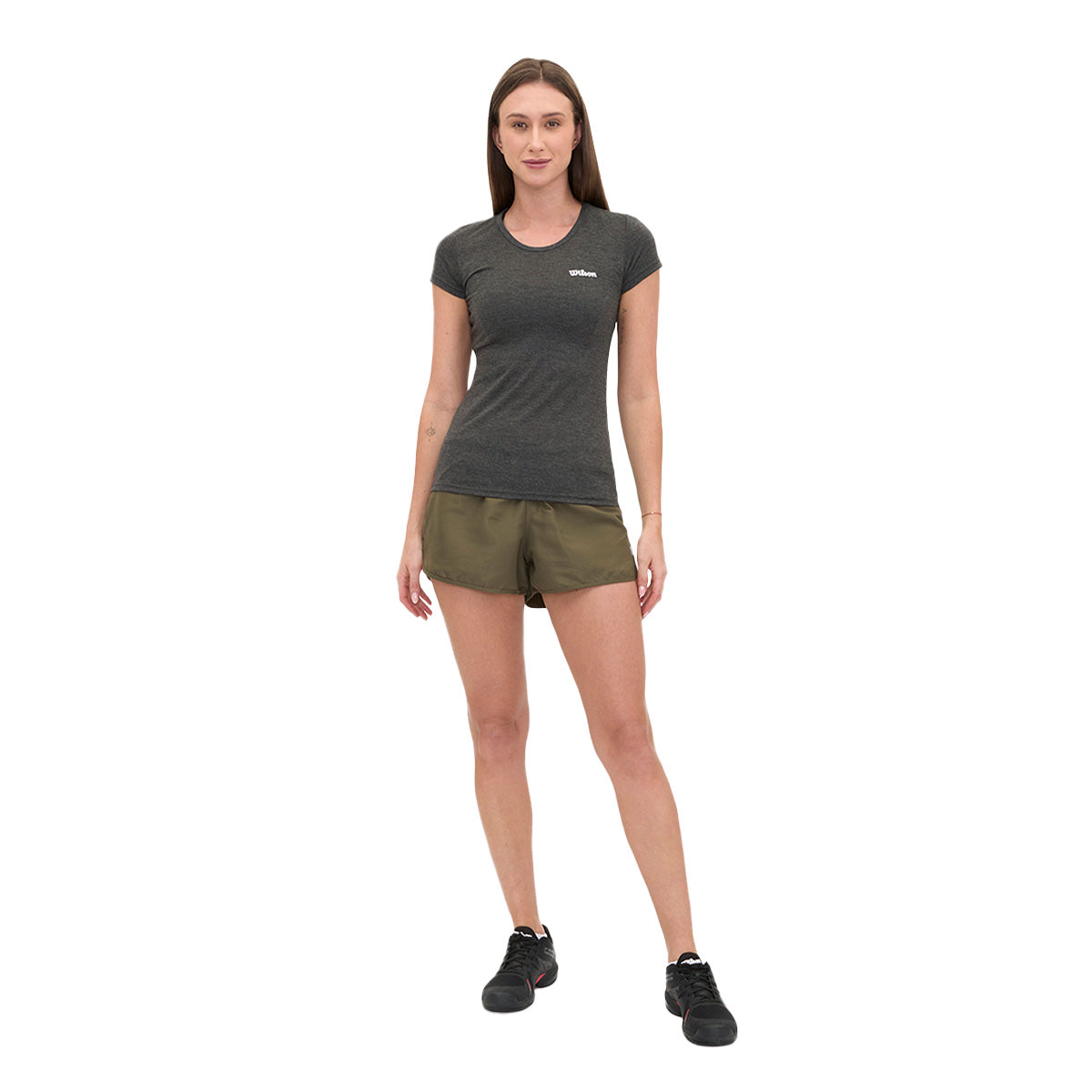 Playera Wilson Polyspun Jaspeada Cuello Redondo Mujer - Sports Center