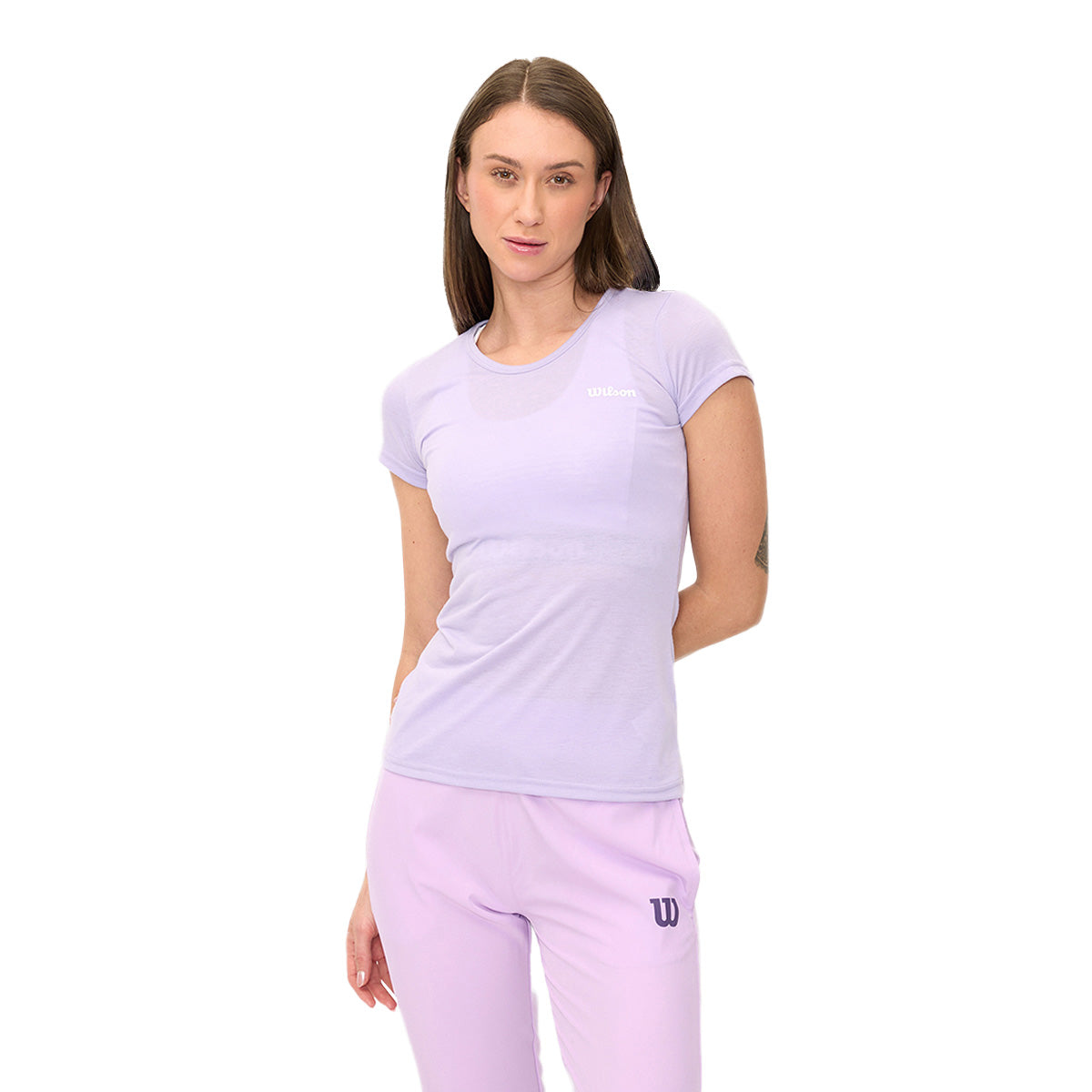 Playera Wilson Polyspun Jaspeada Cuello Redondo Mujer - Sports Center