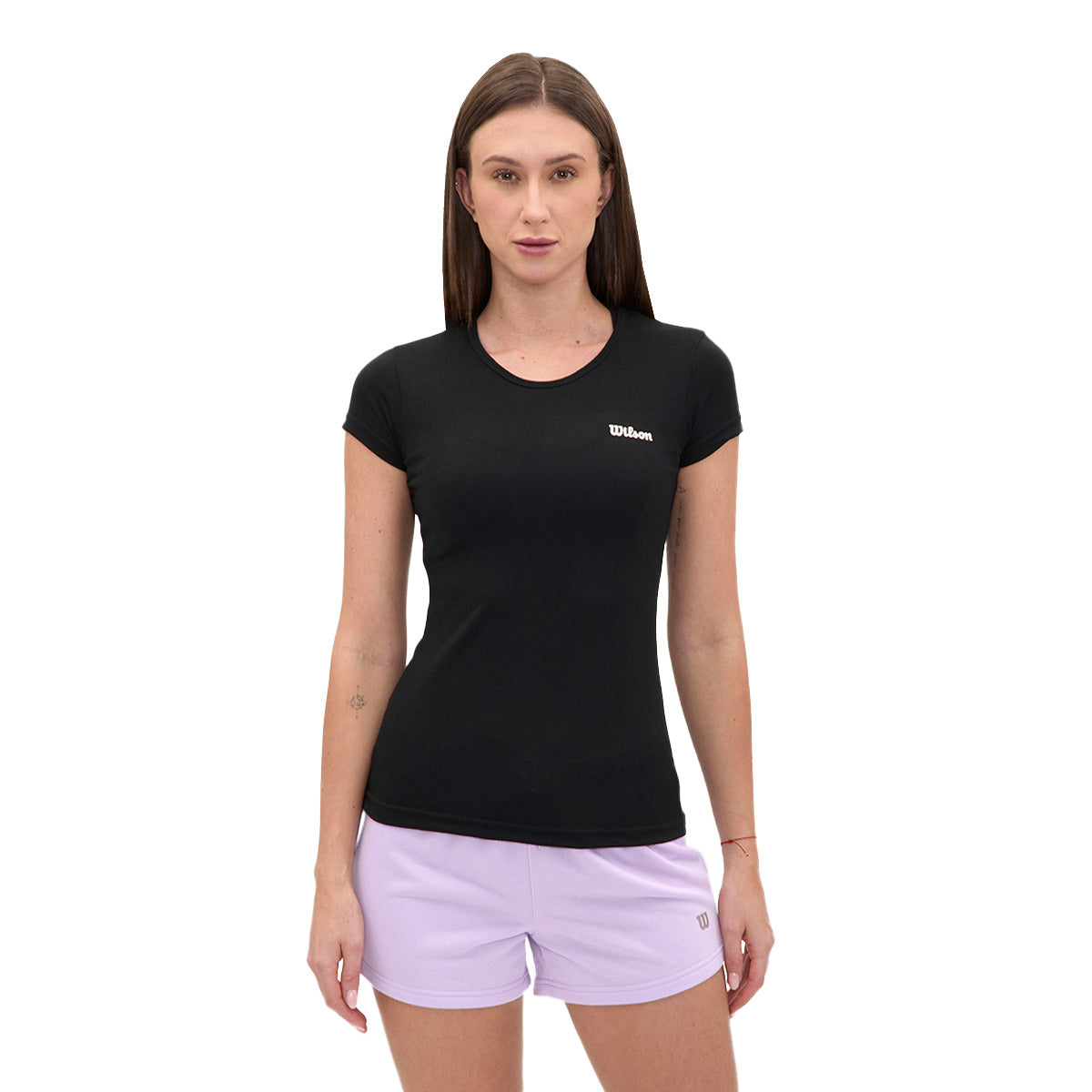 Playera Wilson Polyspun Jaspeada Cuello Redondo Mujer - Sports Center