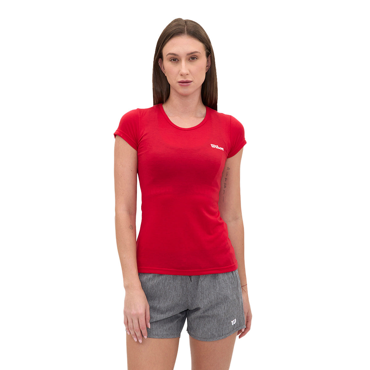 Playera Wilson Polyspun Jaspeada Cuello Redondo Mujer - Sports Center
