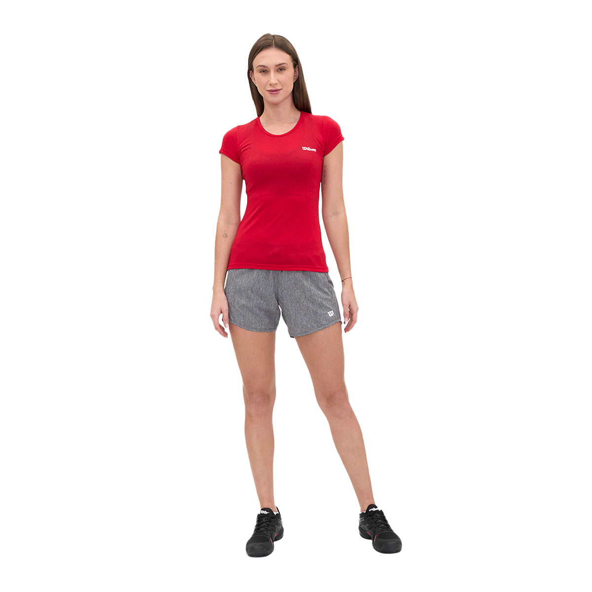 Playera Wilson Polyspun Jaspeada Cuello Redondo Mujer - Sports Center