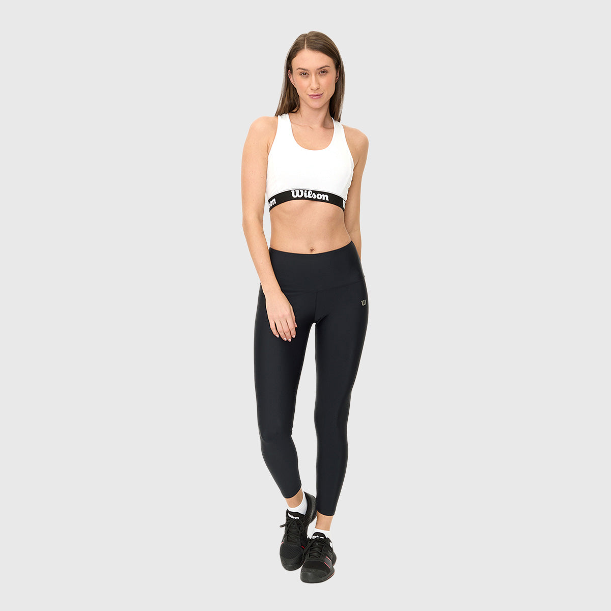 Leggings Wilson Satinada Cintura Alta Mujer - Sports Center