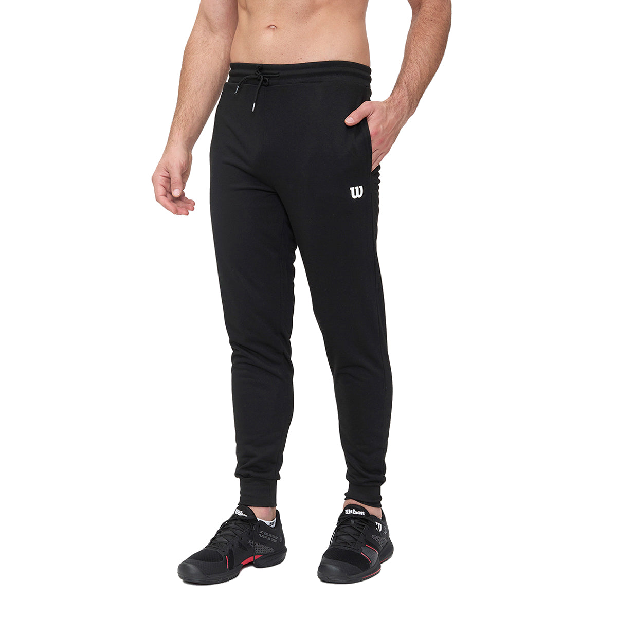 Jogger Wilson Casual Deportivo Ligero Elástico Para Hombre Negro - Sports Center