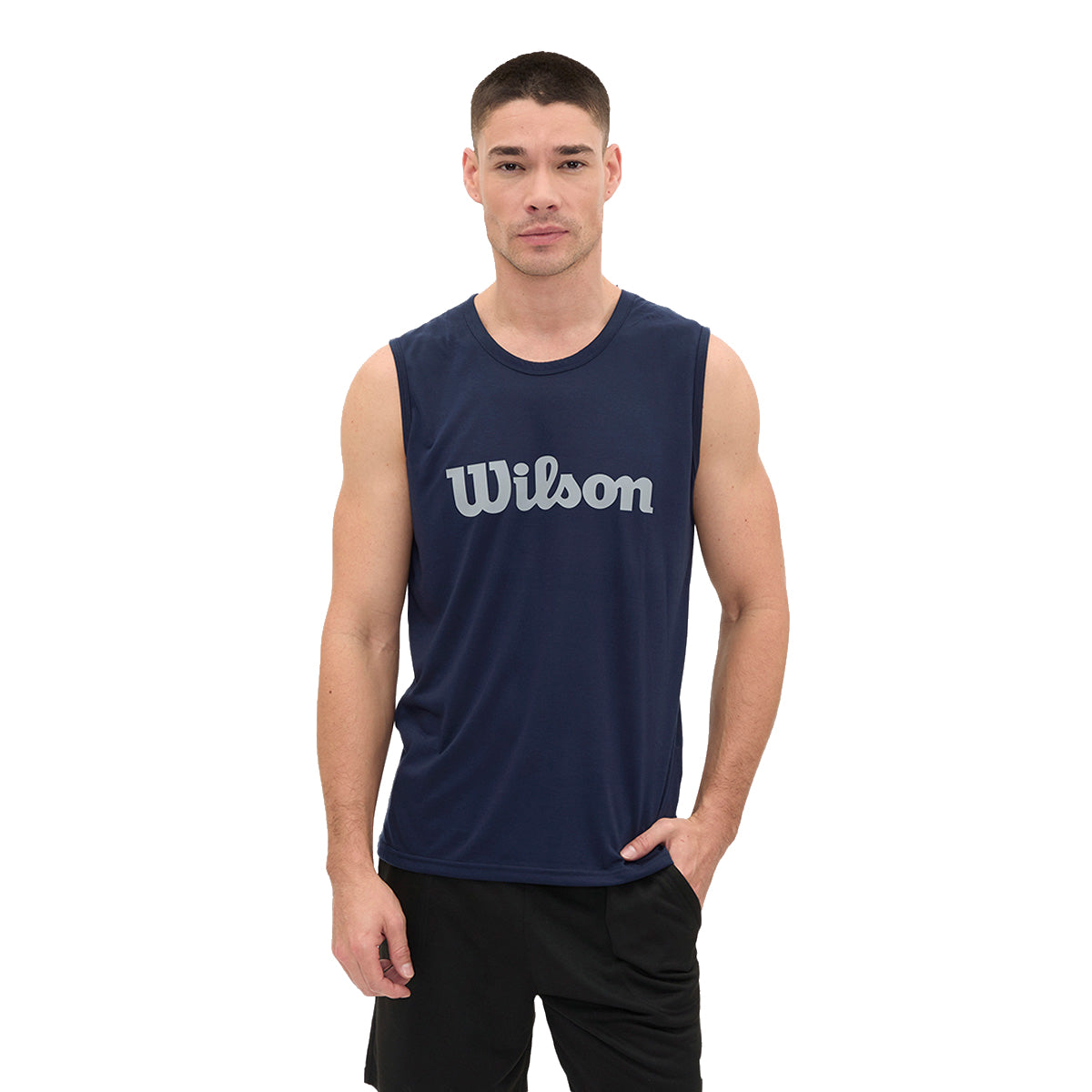 Camiseta Wilson Estampada Cuello Redondo Hombre - Sports Center