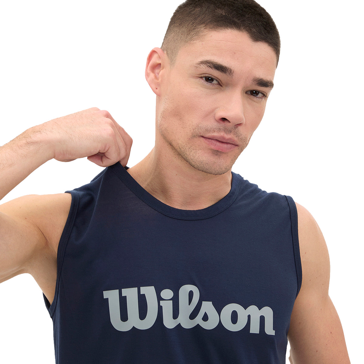 Camiseta Wilson Estampada Cuello Redondo Hombre - Sports Center