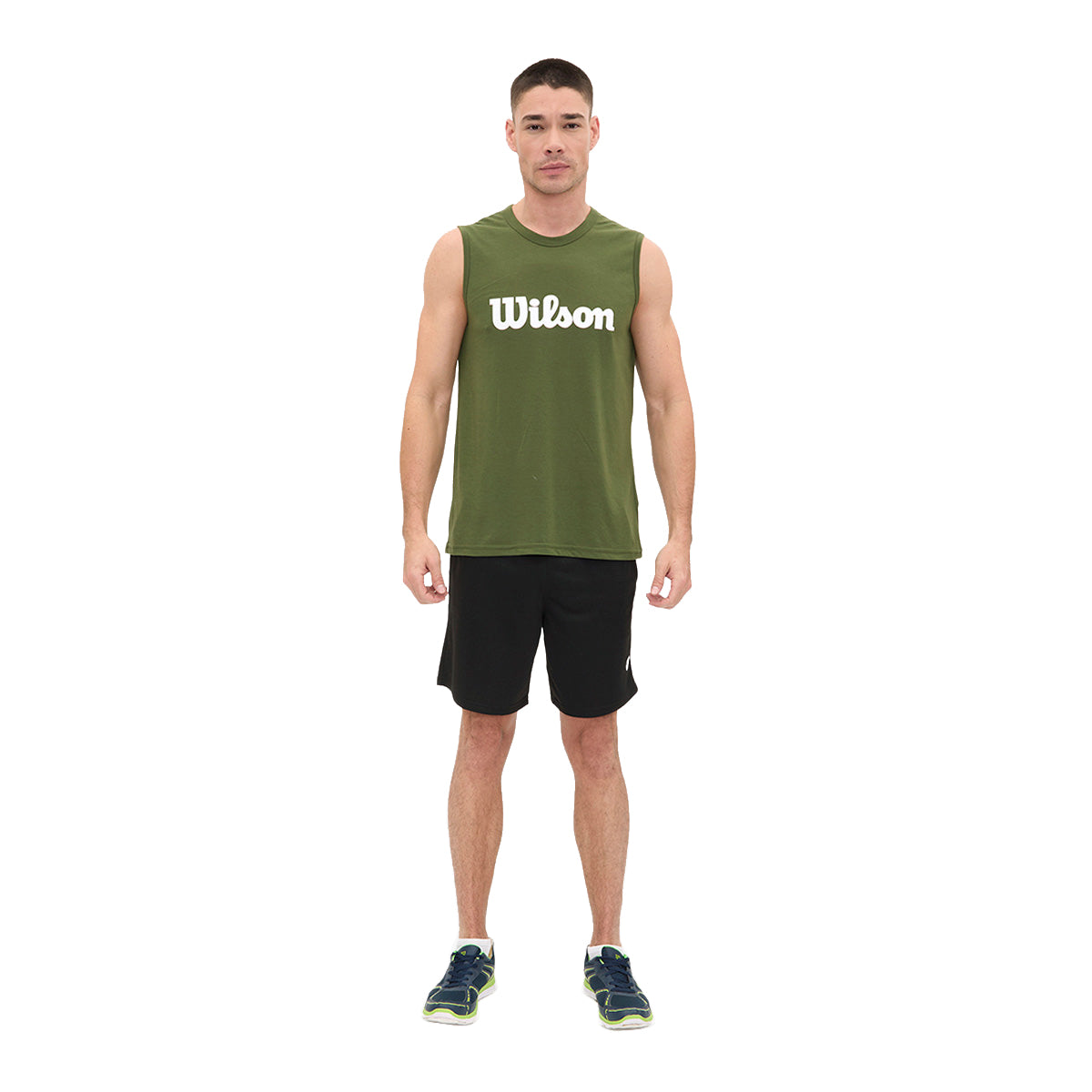 Camiseta Wilson Estampada Cuello Redondo Hombre - Sports Center