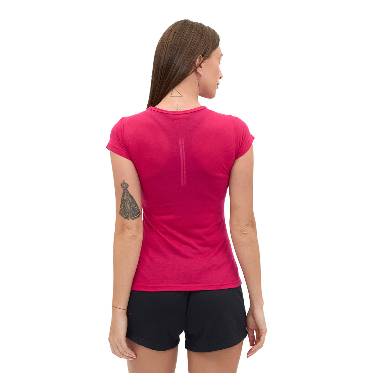 Playera Wilson Polyspun Cuello V Lisa para Mujer - Sports Center