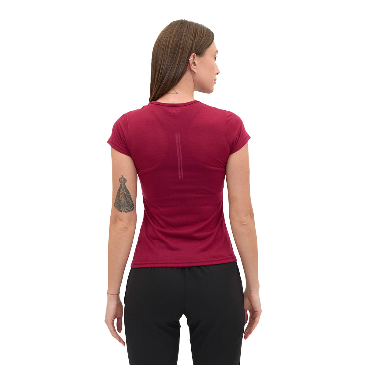 Playera Wilson Polyspun Cuello V Lisa para Mujer - Sports Center