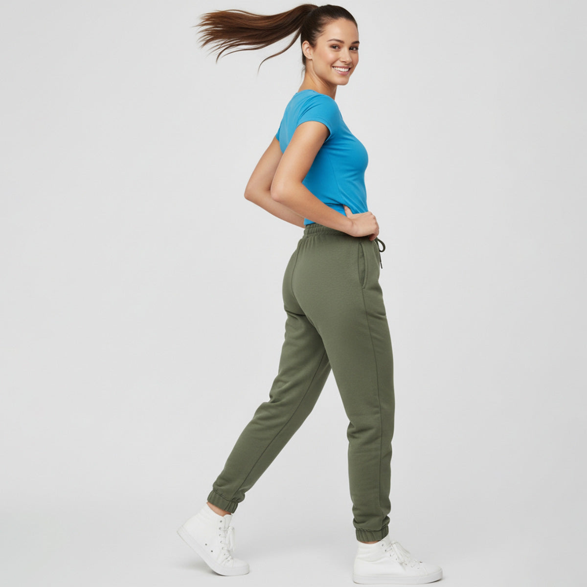 Playera Wilson Polyspun Cuello V Lisa para Mujer