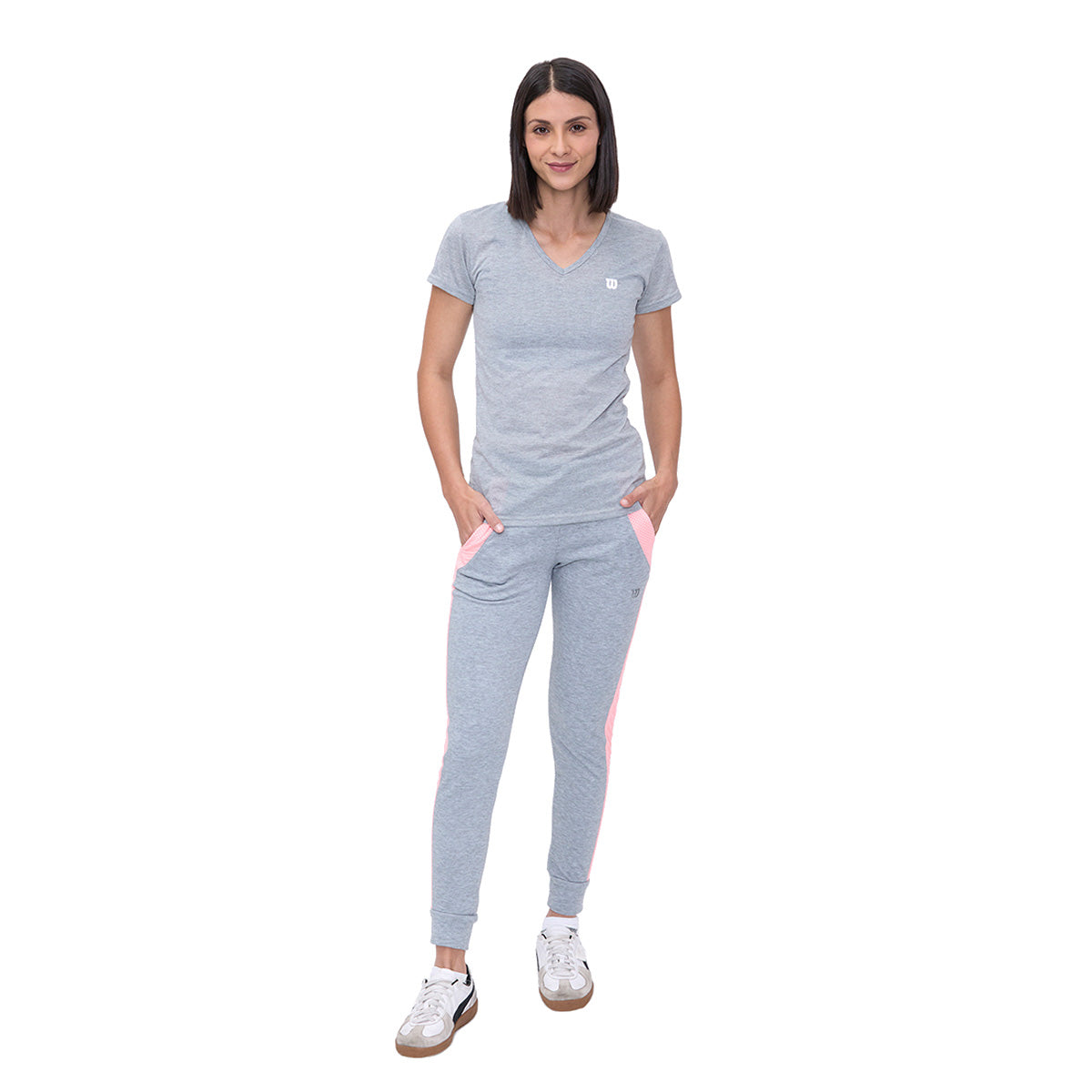 Playera Wilson Polyspun Reflex Ultra Suave Cuello V Deporte - Sports Center