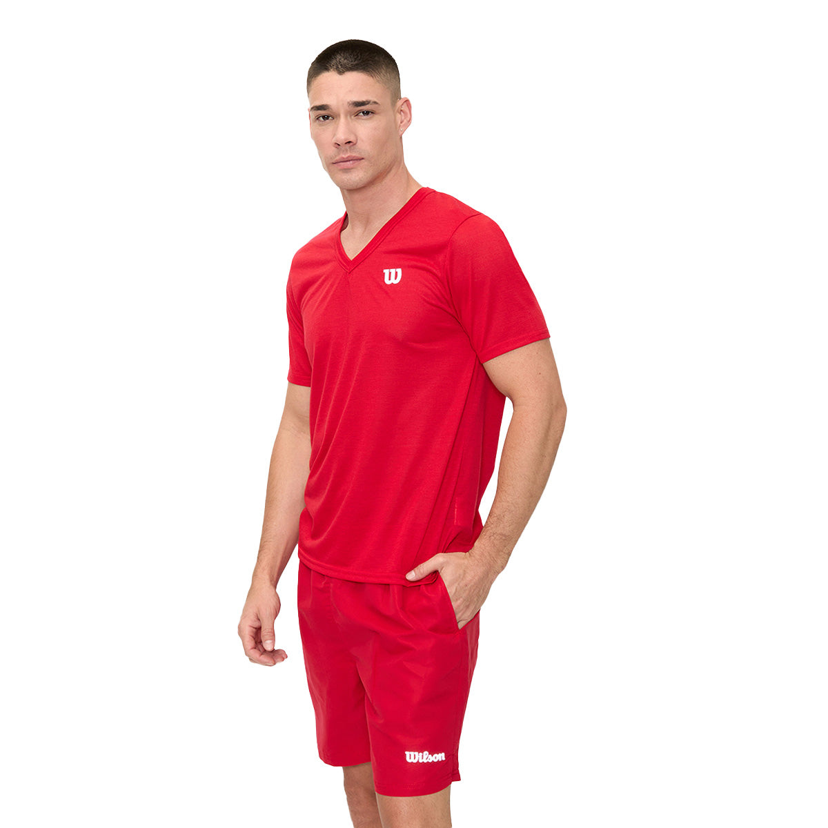 Playera Wilson Polyspun Reflex Cuello V Ultra Suave - Sports Center