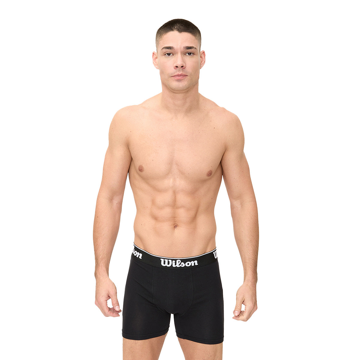 Boxer Liso Wilson Ultra Suave Para Hombre Negro - Sports Center