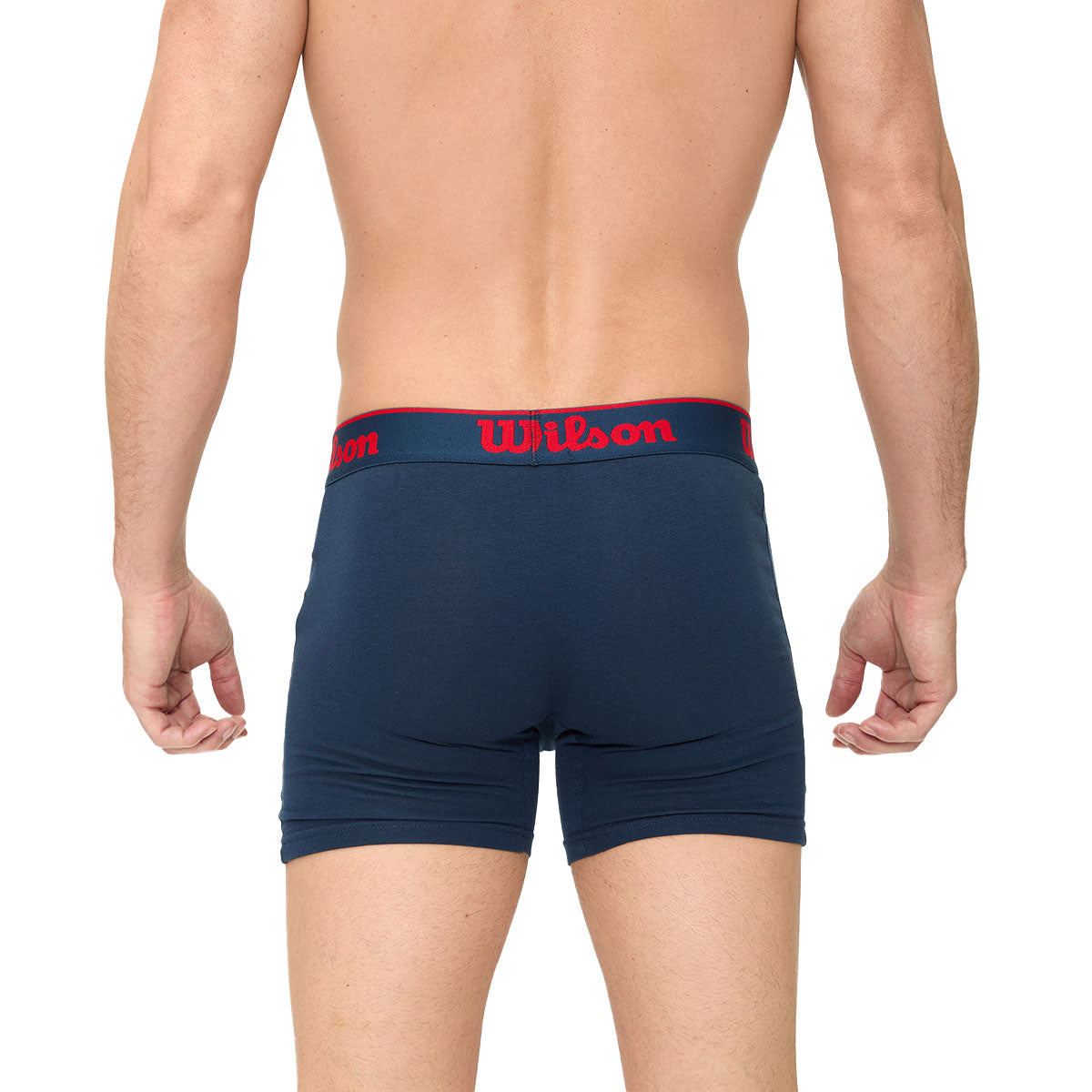 Boxer Liso Wilson Ultra Suave Para Hombre Azul Marino - Sports Center