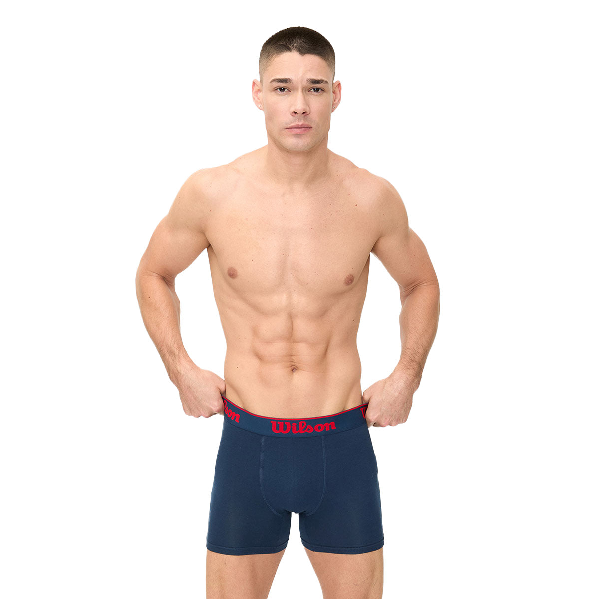 Boxer Liso Wilson Ultra Suave Para Hombre Azul Marino - Sports Center
