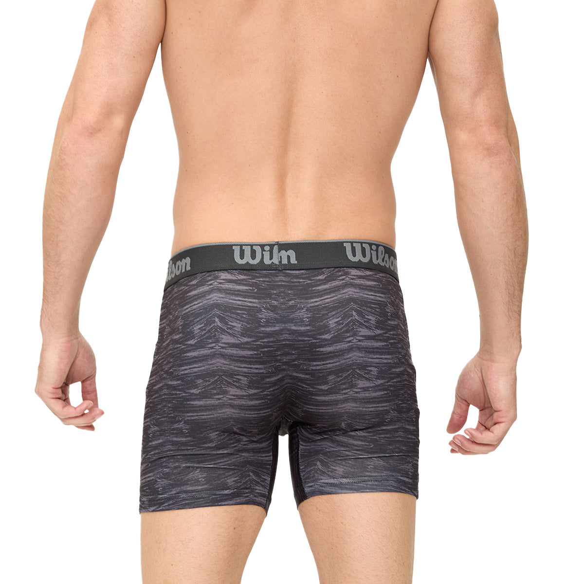 Boxer Estampado Wilson Flexible para Hombre Negro - Sports Center