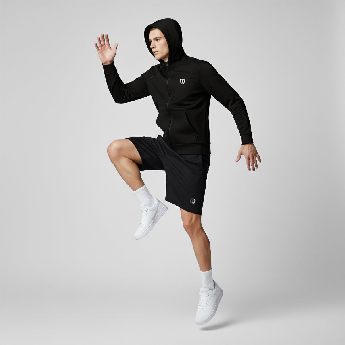 Sudadera Lisa Wilson con Gorro French Terry para Hombre