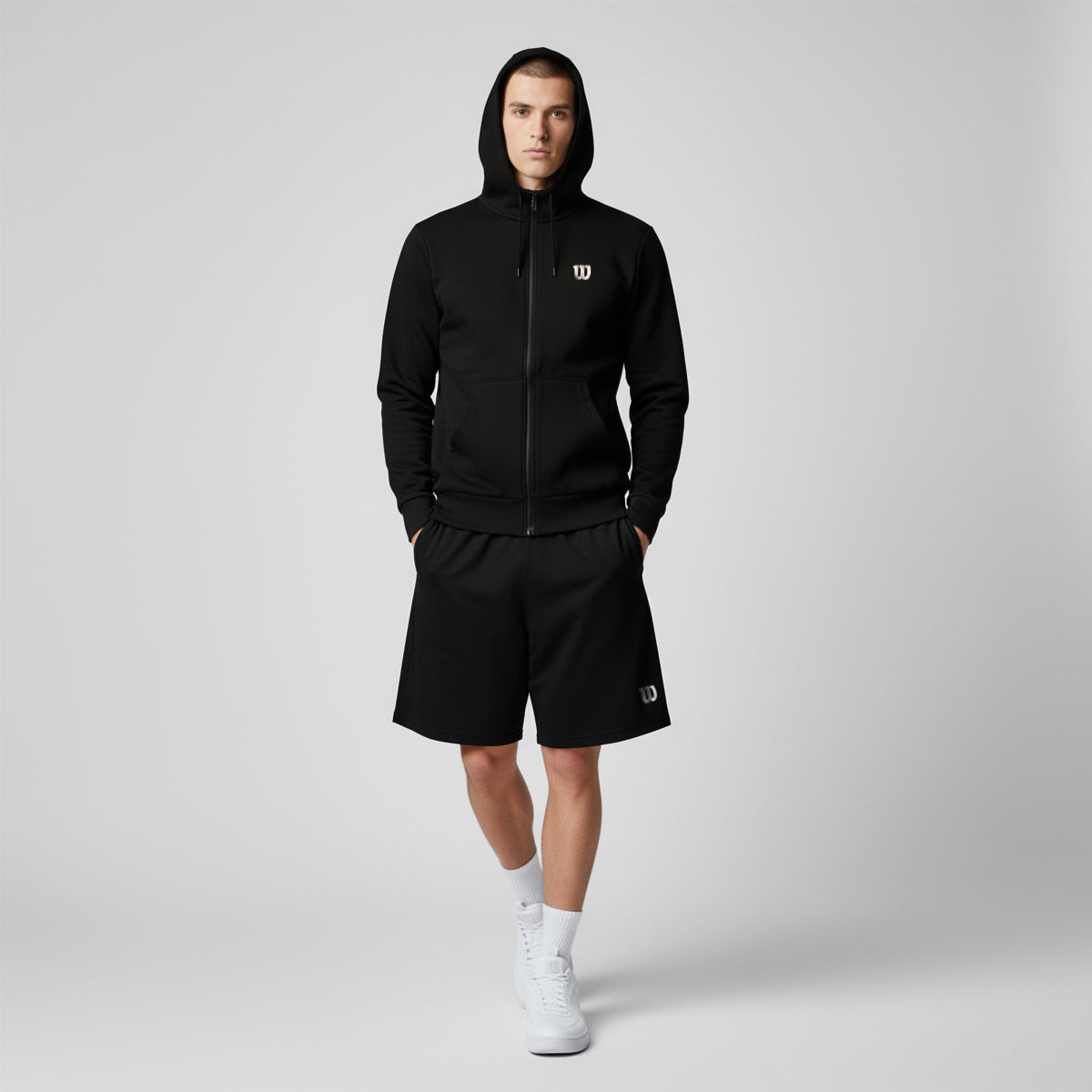 Sudadera Lisa Wilson con Gorro French Terry para Hombre