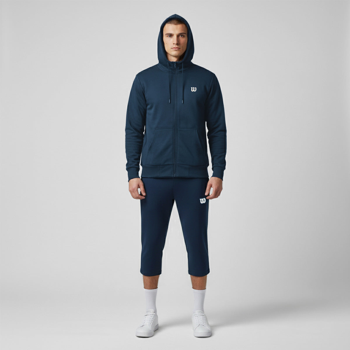 Sudadera Lisa Wilson con Gorro French Terry para Hombre