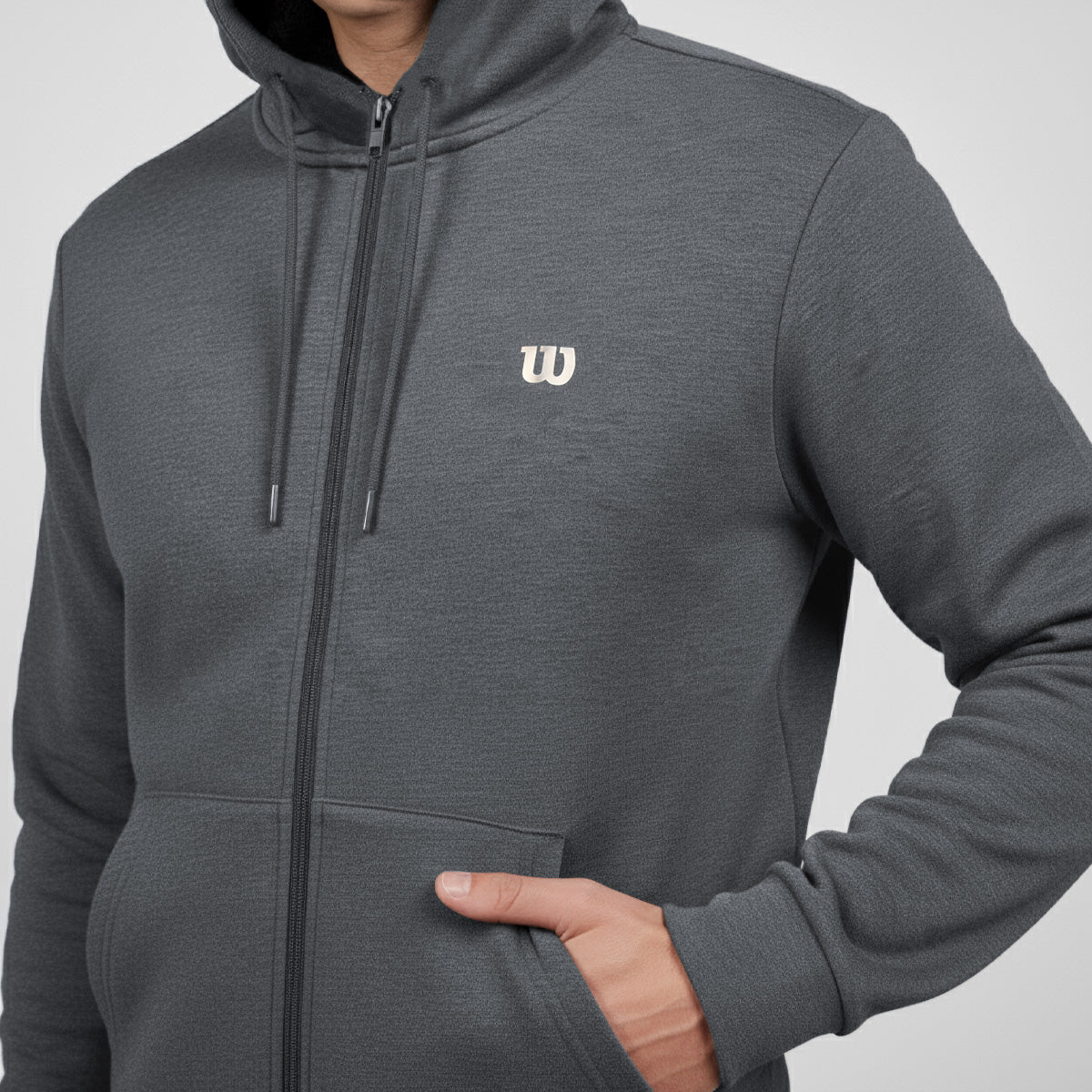 Sudadera Lisa Wilson con Gorro French Terry para Hombre