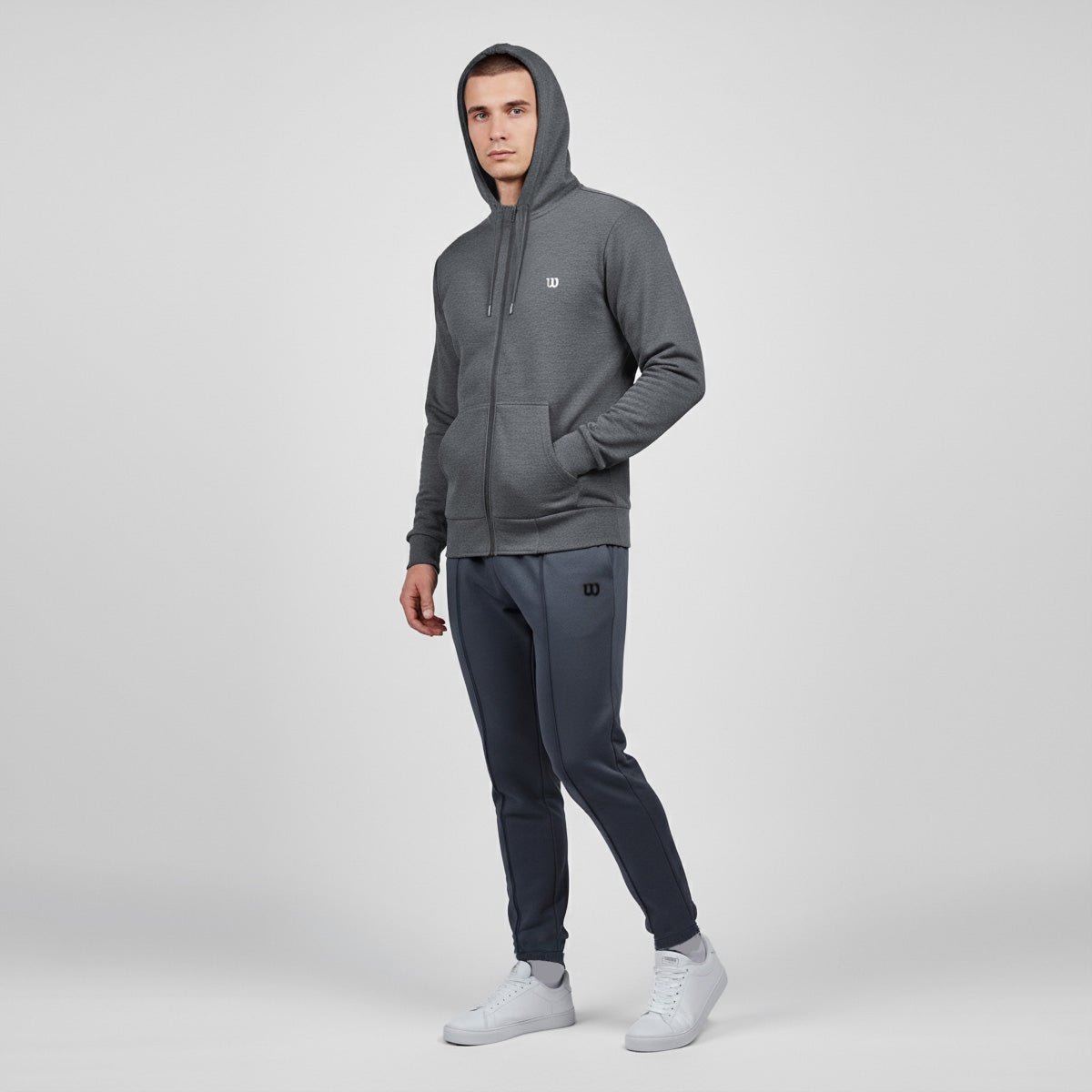 Sudadera Lisa Wilson con Gorro French Terry para Hombre