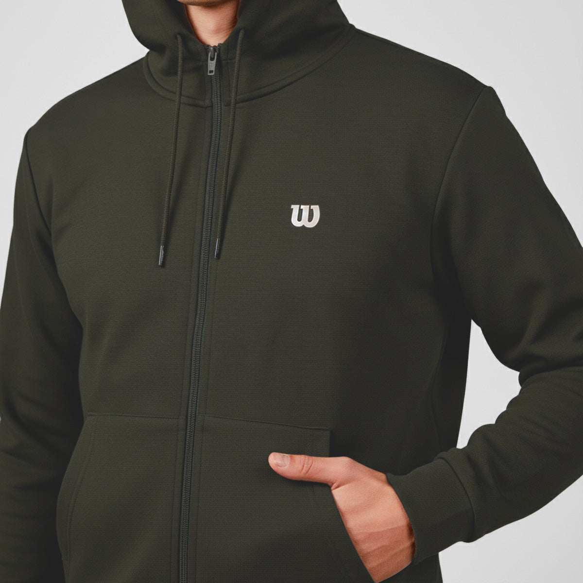 Sudadera Lisa Wilson con Gorro French Terry para Hombre