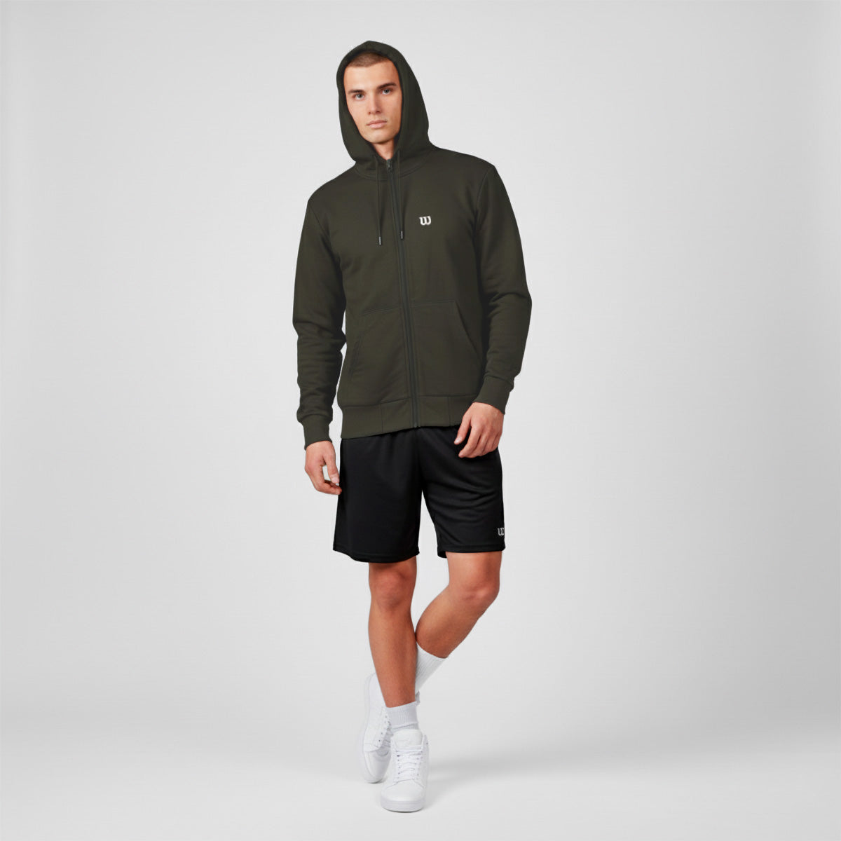 Sudadera Lisa Wilson con Gorro French Terry para Hombre