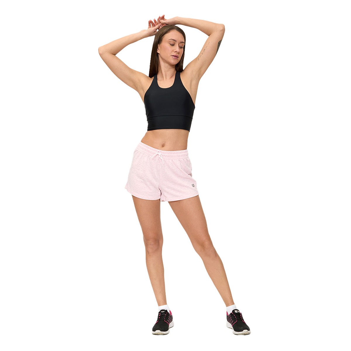 Short Wilson Deportivos Gym Cómodos Térmicos Para Mujer Rosa - Sports Center