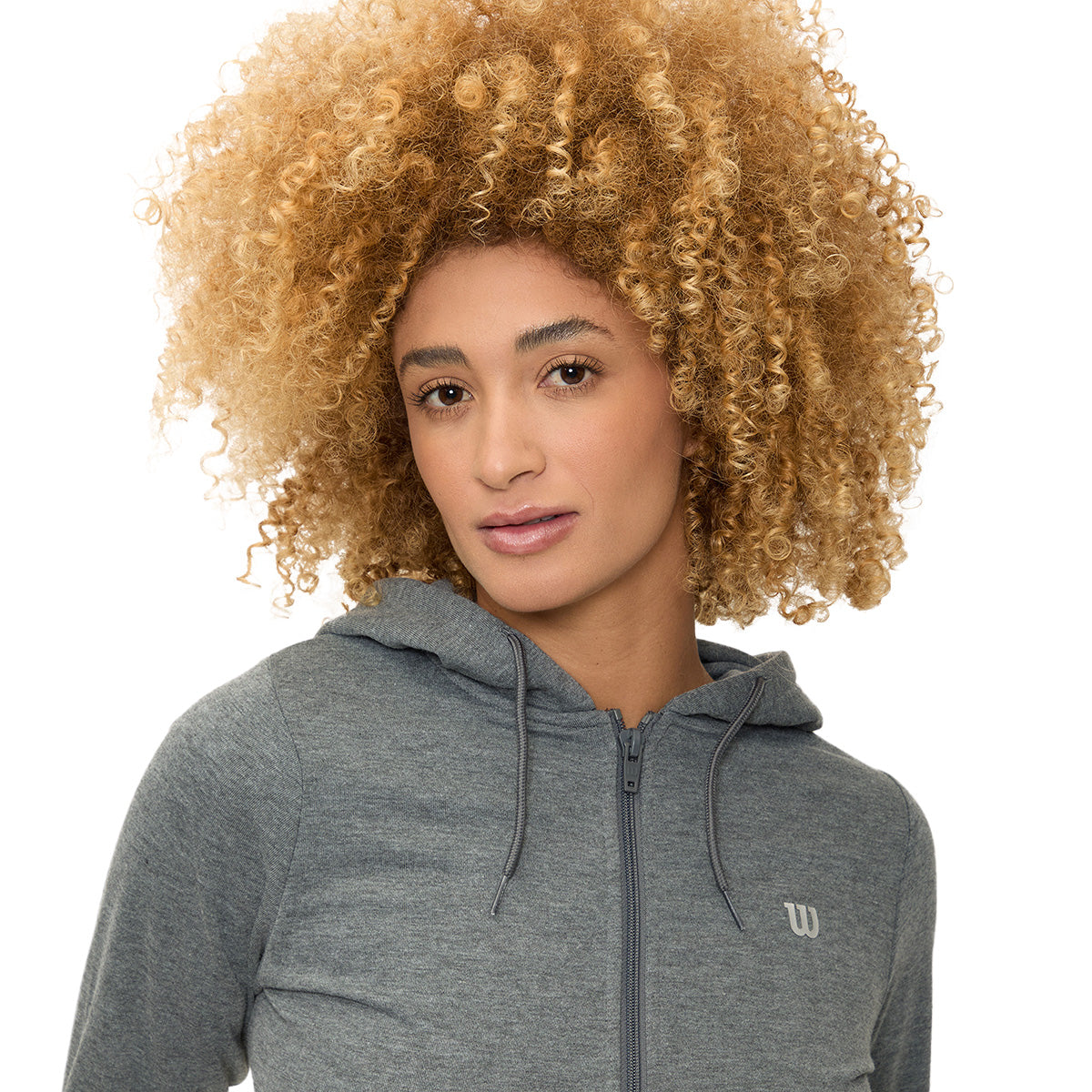 Sudadera Wilson Con Gorro Deportiva Gym Moda Suavidad Gris - Sports Center