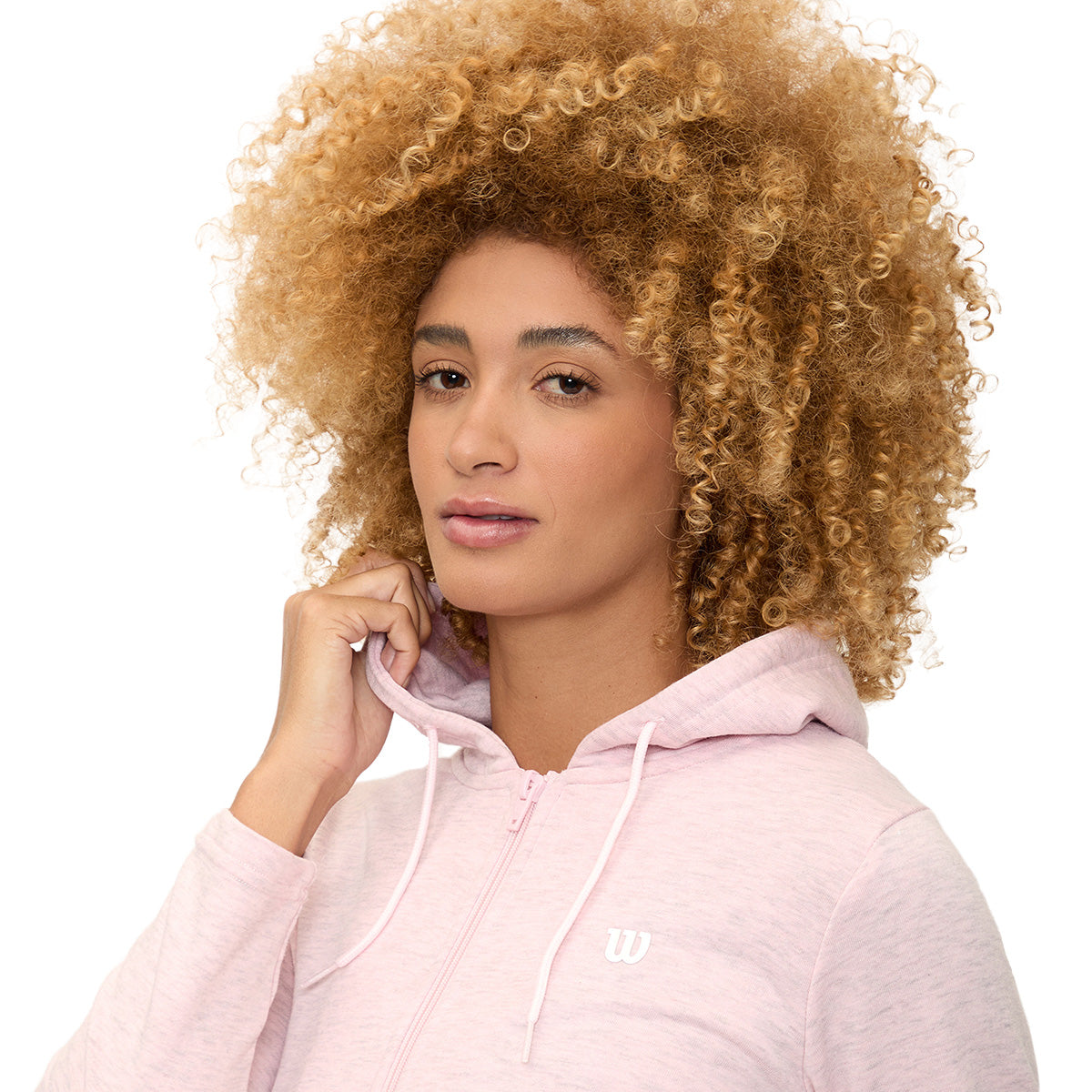 Sudadera Wilson Con Gorro Deportiva Gym Moda Suavidad Rosa - Sports Center