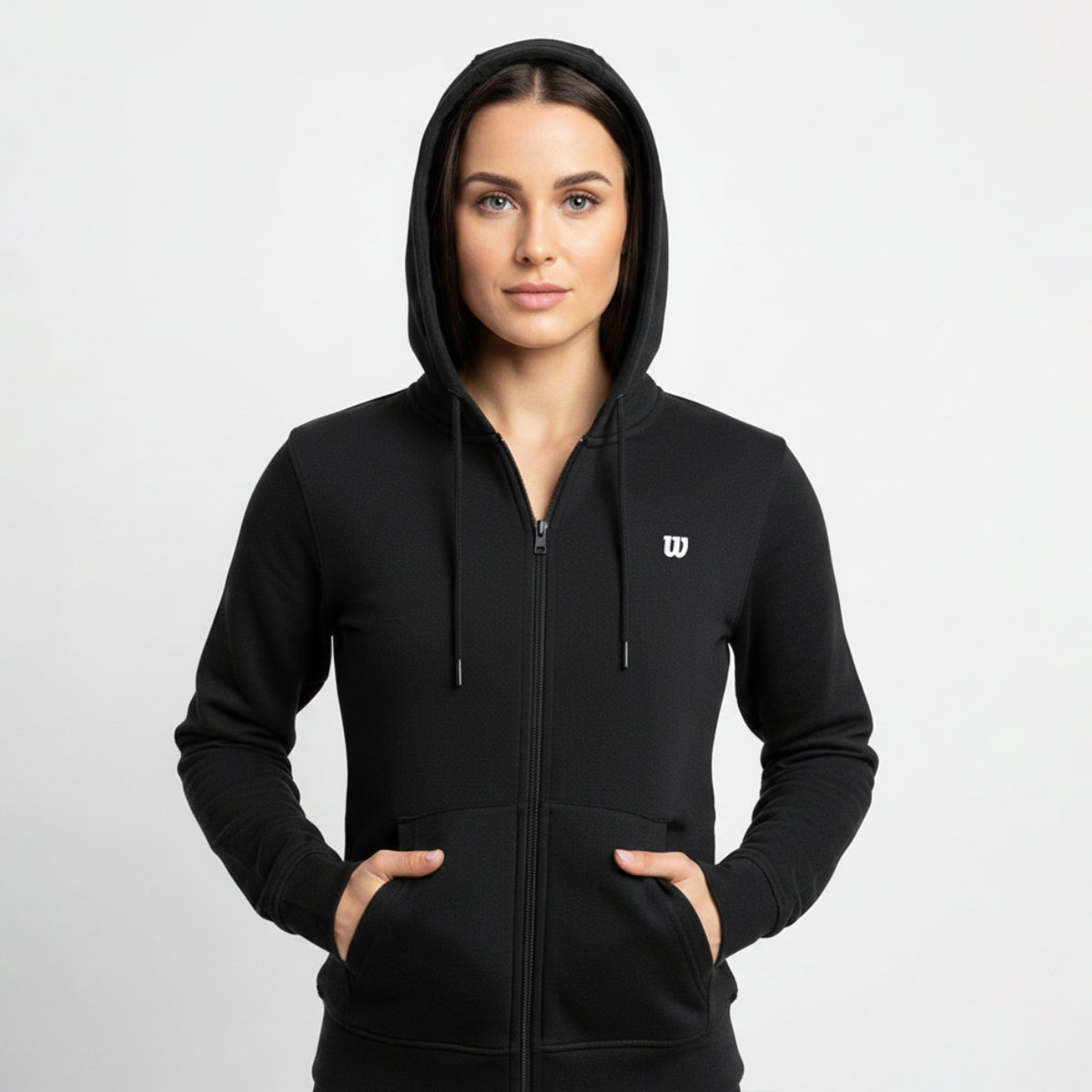 Sudadera Wilson con cierre French Terry para Mujer - Sports Center