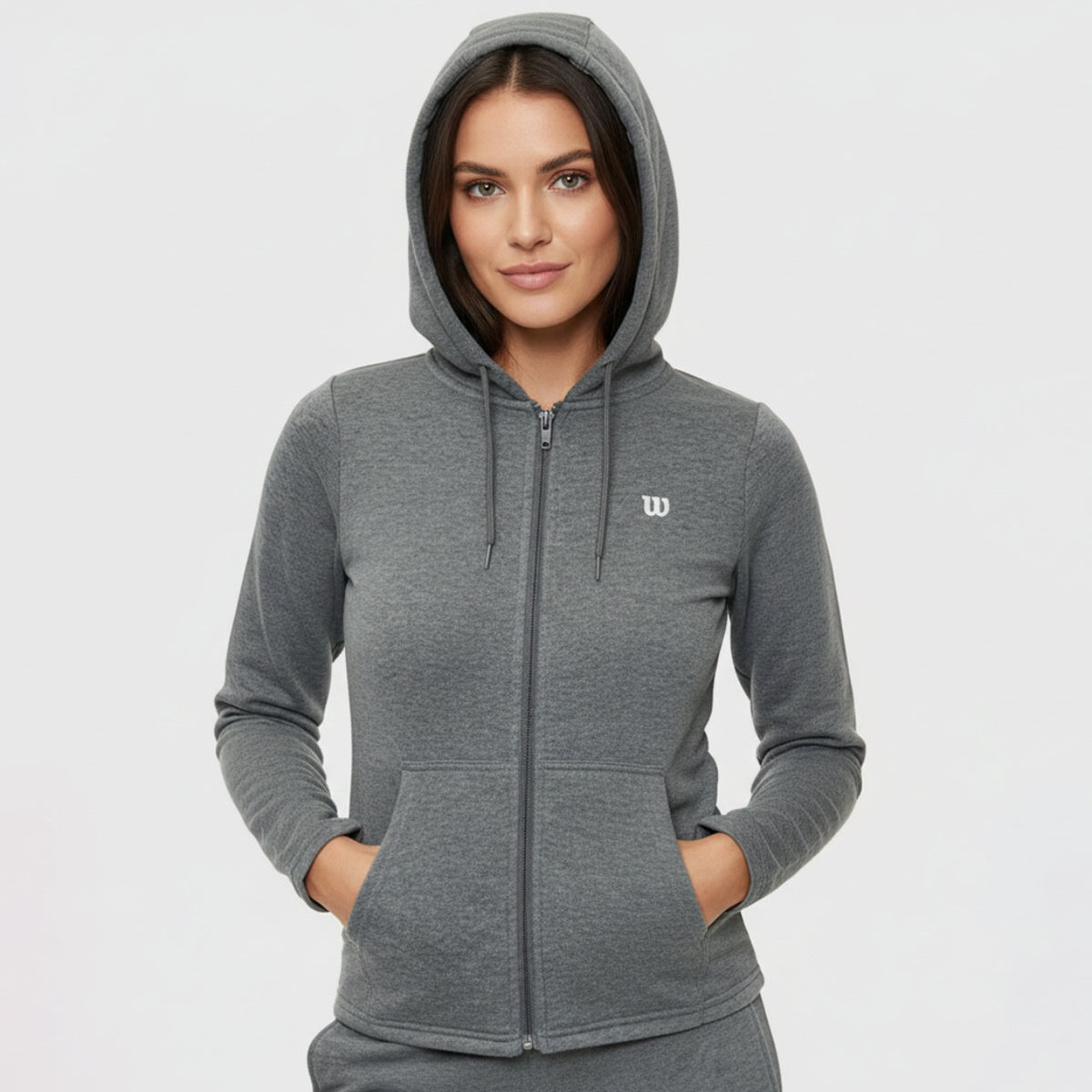 Sudadera Wilson con cierre French Terry para Mujer - Sports Center